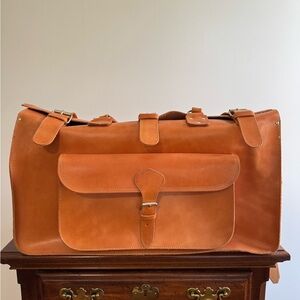 Pantelis Melissinos Tan Leather Bag